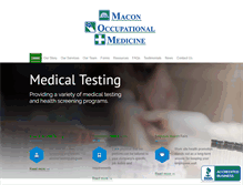 Tablet Screenshot of maconoccmedicine.org